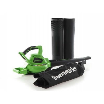 GREENWORKS SOFFIATORE/ASPIRATORE GD48BV SENZA BATTERIA